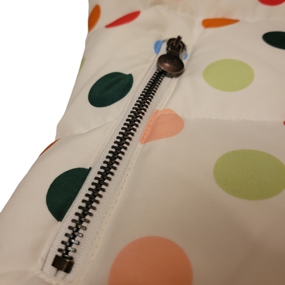 Authier Women’s Puffy Vest Made in Italy Zip Up w/ Snap Closures High Neck Sz 6 - Picture 10 of 16